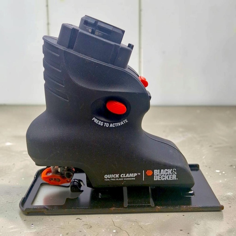 Black & Decker Quick Clamp Jig Saw Attachment Tool Free Blade Change